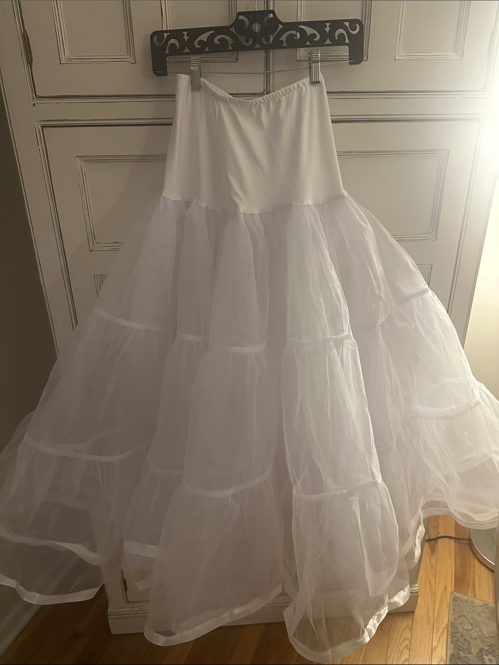 White Layered Bridal Crinoline Petticoat